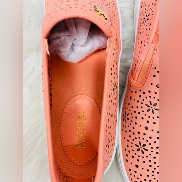 New MICHAEL Michael Kors Kane Perforated Slip-On Sneakers - Picture 5 of 9